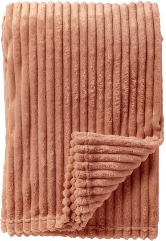 Budget Home Store Plaid Marthy 140x180 cm Muted Clay