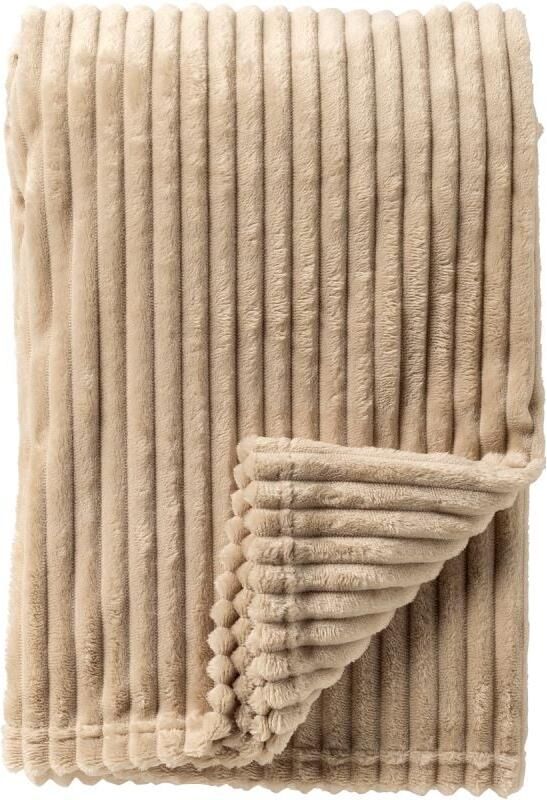 Budget Home Store Plaid Marthy 140x180 cm Pumice Stone