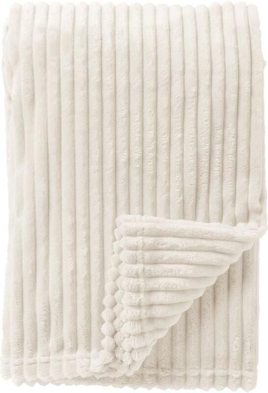 Budget Home Store Plaid Marthy 140x180 cm Snow White