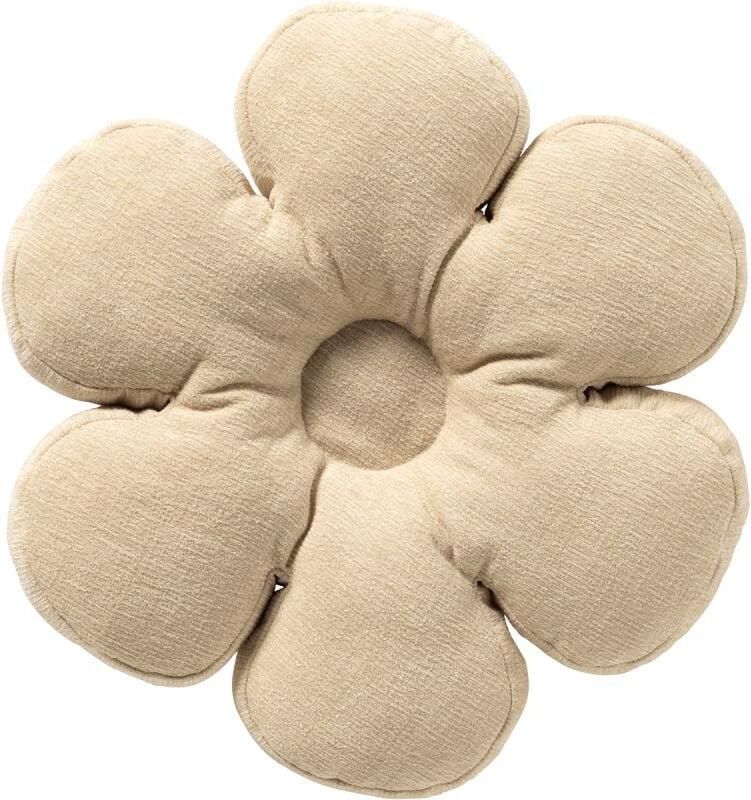 Budget Home Store Sierkussen Bloom 43x43x8 cm Parchment