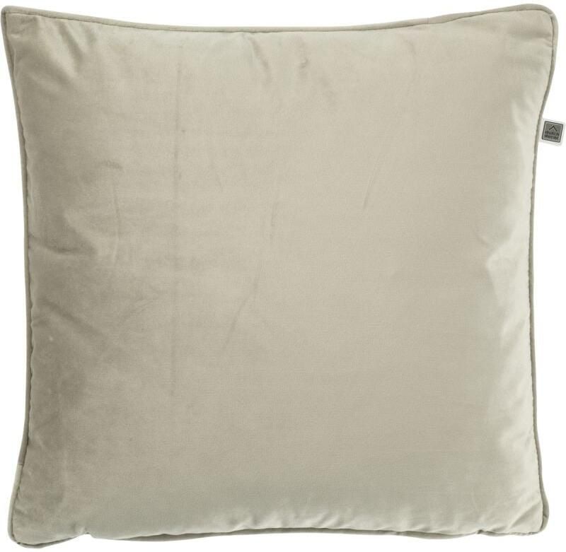 Dutch Decor FINN Sierkussen 45x45 cm velvet effen kleur Pumice Stone beige