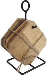 Budget Home Store Onderzetters Karry 6 stuks