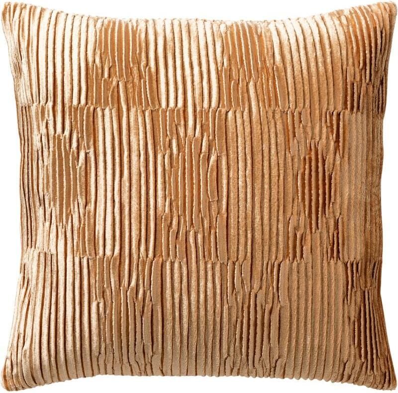 Dutch Decor CLEMENCE Sierkussen 45x45 cm zachte luxe uitstraling met glans en structuur Almond Buff bruin g