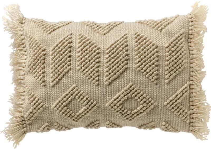 Dutch Decor ODIN Sierkussen 40x60 cm met kussenhoes van 90% gerecycled polyester Eco Line collectie Pumice Stone