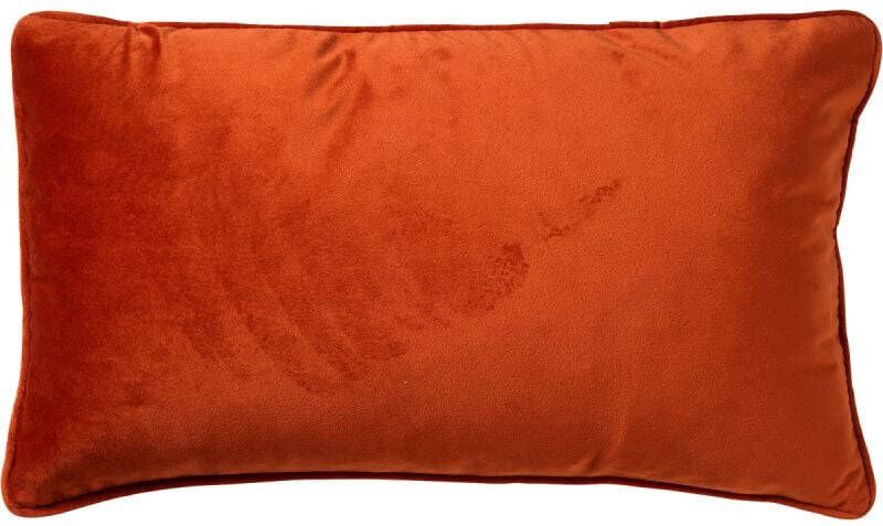 Dutch Decor FINN Sierkussen 30x50 cm velvet lendekussen Potters Clay oranje