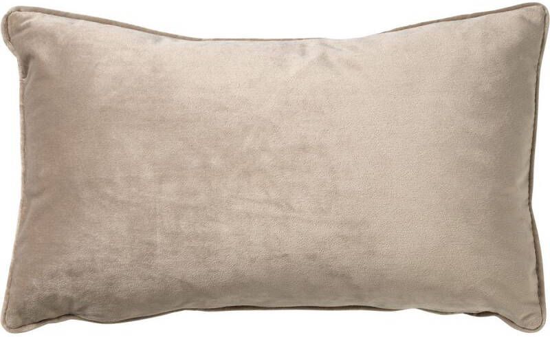 Dutch Decor FINN Sierkussen 30x50 cm velvet lendekussen Pumice Stone beige