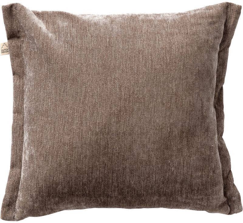 Dutch Decor LEWIS Sierkussen 45x45 cm fluweel met sierrand D