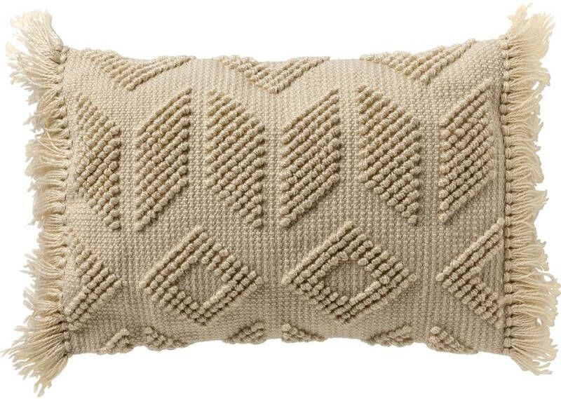 Dutch Decor ODIN Sierkussen 40x60 cm met kussenhoes van 90% gerecycled polyester Eco Line collectie Pumice Stone