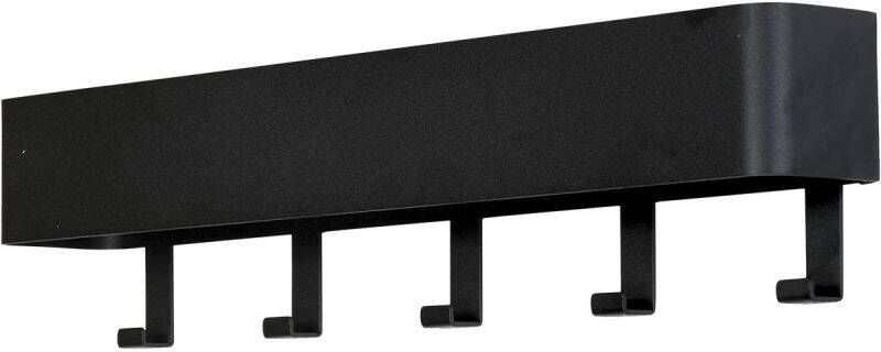 Spinder Design Dax Play 5 Wandkapstok H 12 cm Zwart - Foto 1