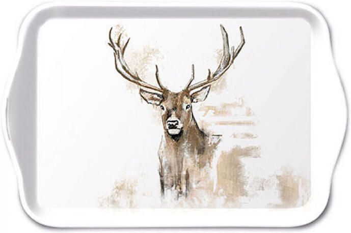 Ambiente Dienblad melamine 13x21 Antlers