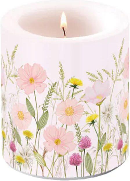 Ambiente Kaars Pastel Flowers Pink S