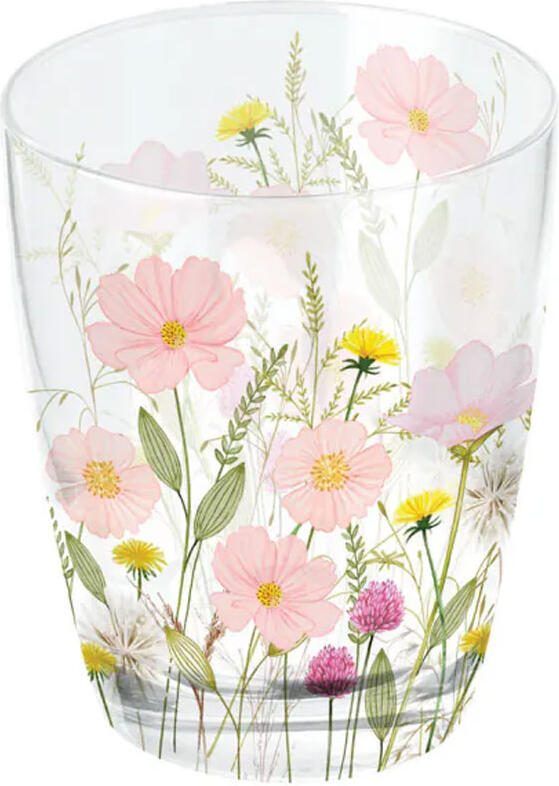 Ambiente Waterglas Pastel Flowers Pink 0.25L