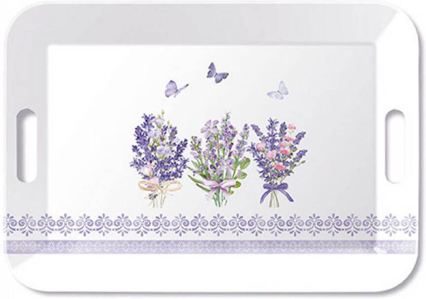 Ambiente Dienblad Groot Lovely Lavender White