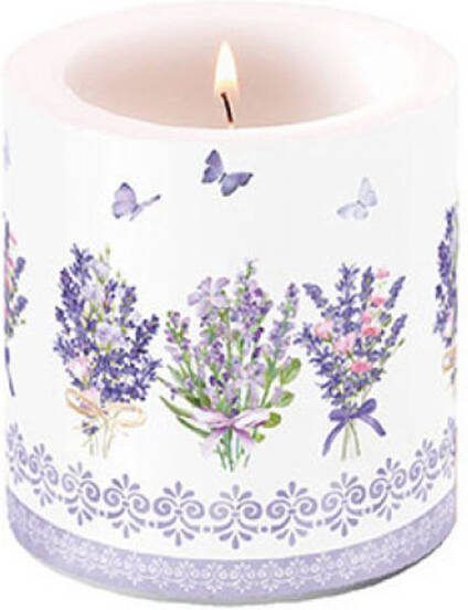 Ambiente Kaars Lovely Lavender White S