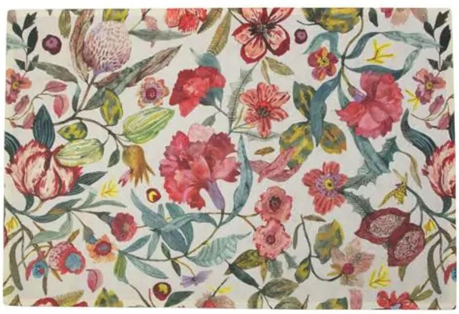 B Living Deurmat Zara bloemen 75x50