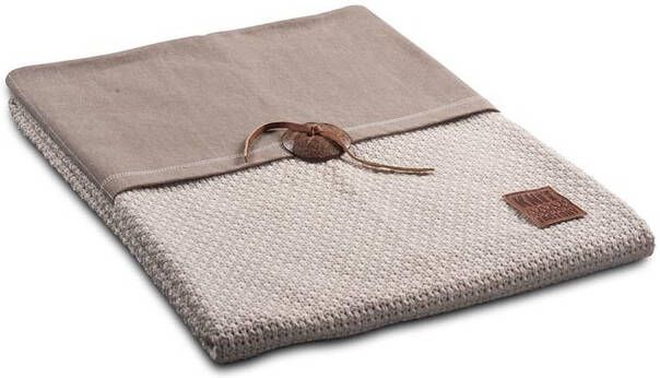 Knit Factory Barley plaid gerstekorrel beige