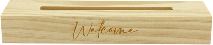 Bridgewater Geurzakje houder hout beige Welcome