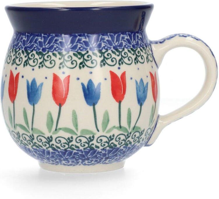 Bunzlau Castle Mug Farmer 370ml Tulip Royal