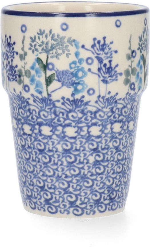 Bunzlau Castle Mug Milk 230ml Floral Party
