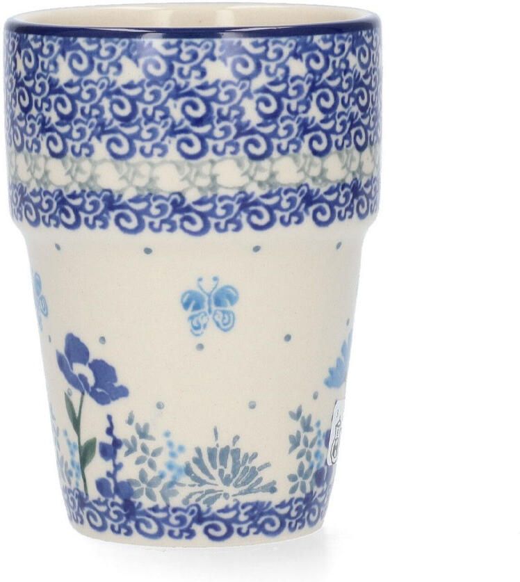 Bunzlau Castle Mug Milk 230ml Flower Meadow