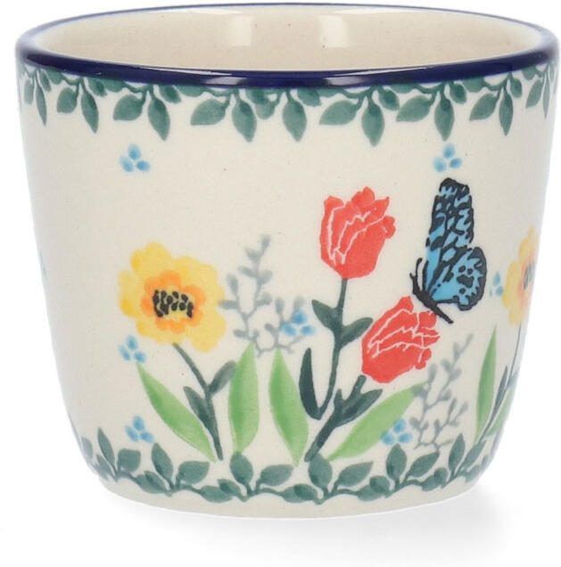 Bunzlau Castle Mug Tumbler 220ml Butterfly Blossom