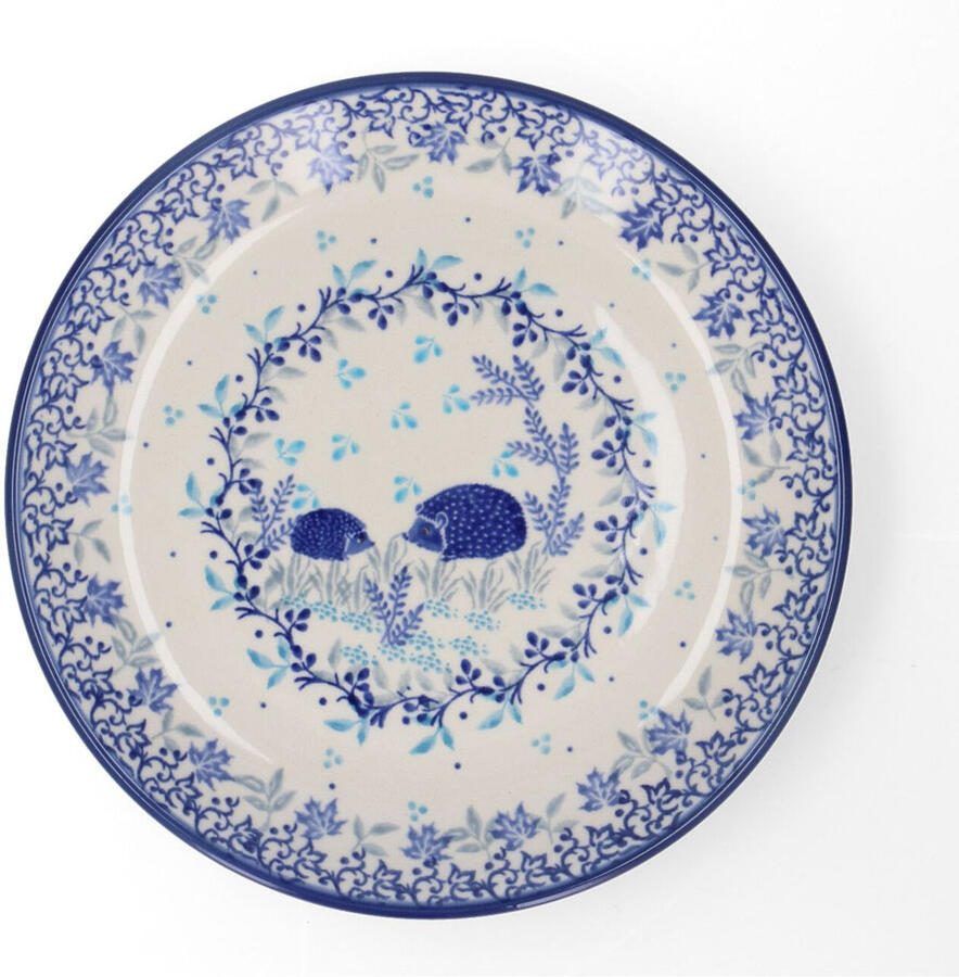 Bunzlau Castle Plate 20cm Hedgehogs