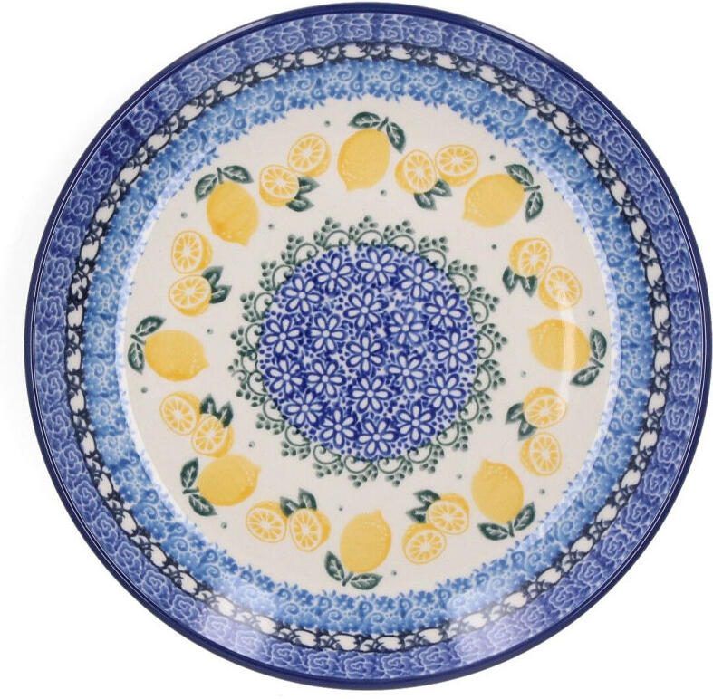 Bunzlau Castle Plate 20cm Lemons