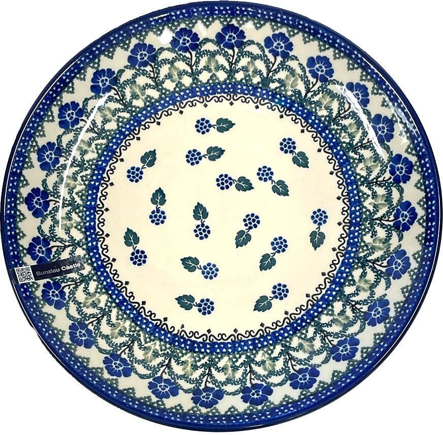 Bunzlau Castle Plate 26.5 cm Black Berry