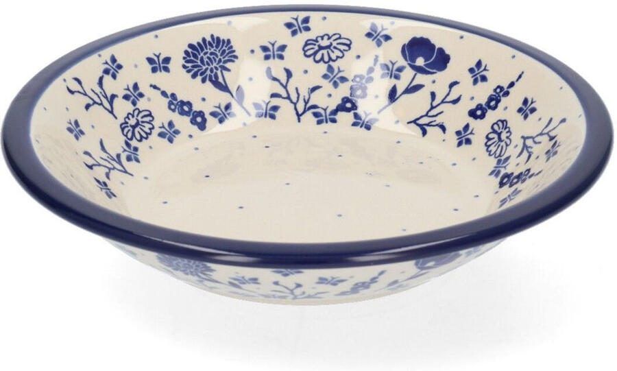 Bunzlau Castle Plate deep 21cm Flower Festival
