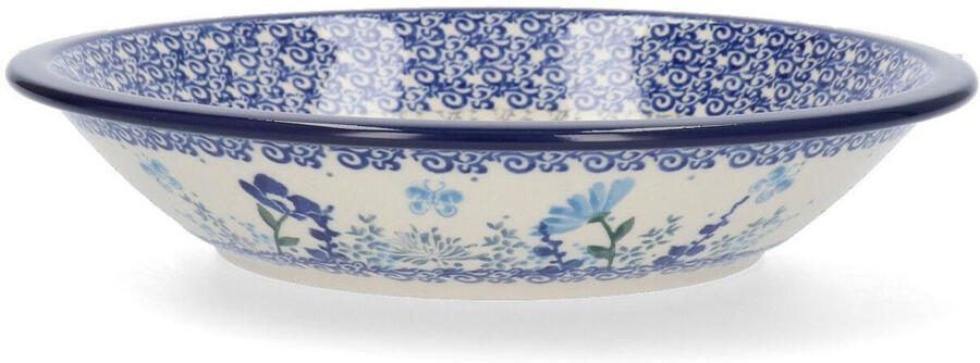 Bunzlau Castle Plate deep 21cm Flower Meadow