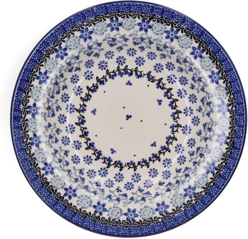 Bunzlau Castle Plate deep 23.5cm Belle Fleur