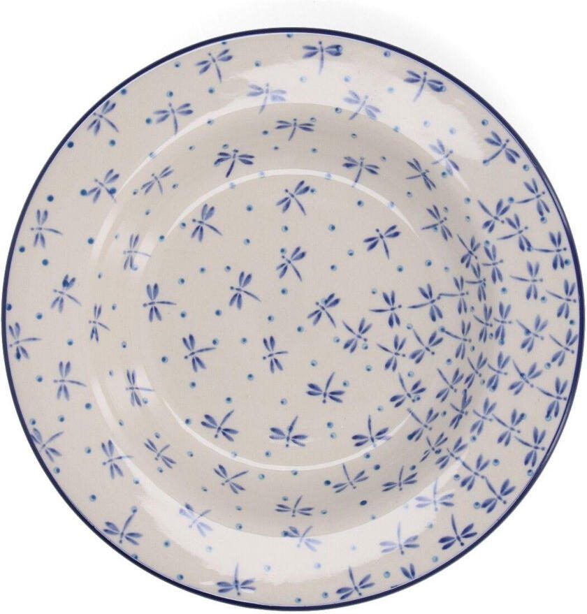 Bunzlau Castle Plate deep 23.5cm Damselfly