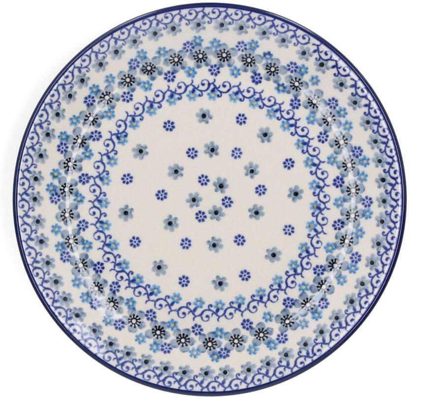 Bunzlau Castle Plate flat 25cm Winter Garden