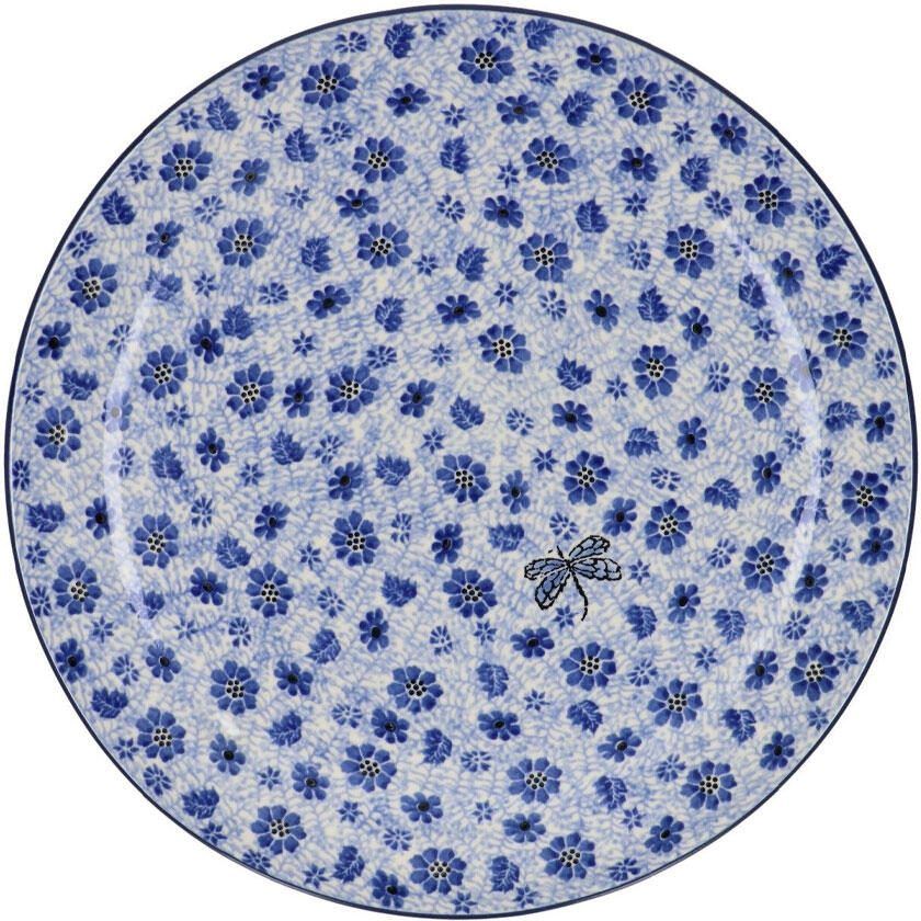 Bunzlau Castle Plate for pizza Dragonfly