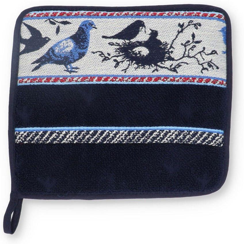 Bunzlau Castle Pot holder Birds dark blue - Foto 1