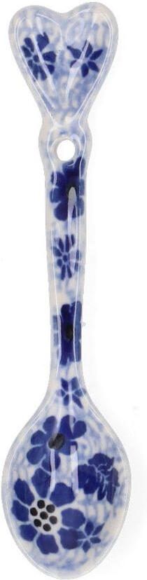 Bunzlau Castle Tea Spoon Heart Dragonfly