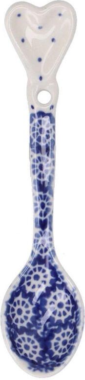 Bunzlau Castle Tea Spoon Heart Lace