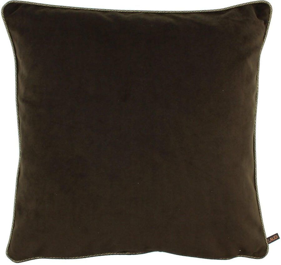 Claudi Kussen Astrid Chocolate + Piping Diamo Gold 50x50