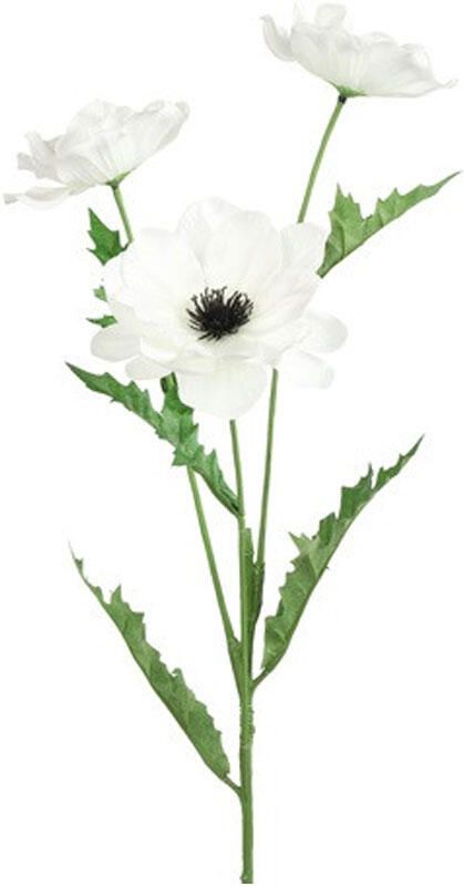 Countryfield Kunstbloem Anemone Wit