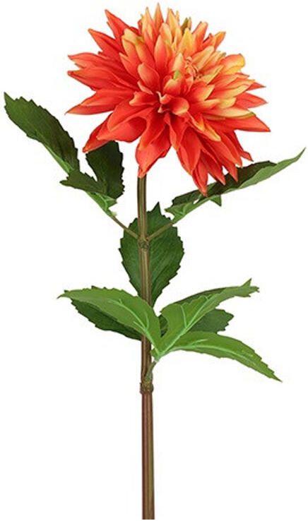 Countryfield Kunstbloem Dahlia Geel Oranje S