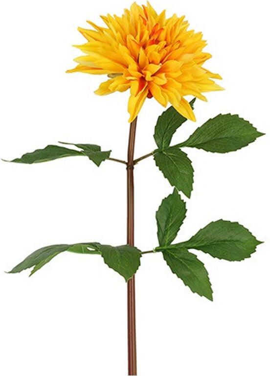 Countryfield Kunstbloem Dahlia Geel S