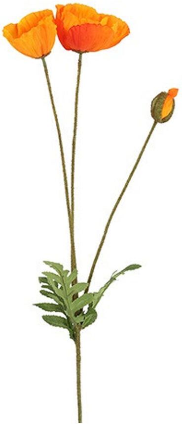 Countryfield Kunstbloem Papaver oranje