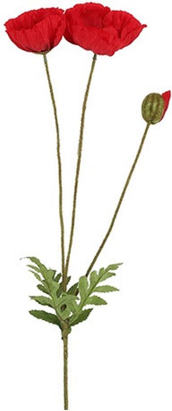 Countryfield Kunstbloem Papaver Rood