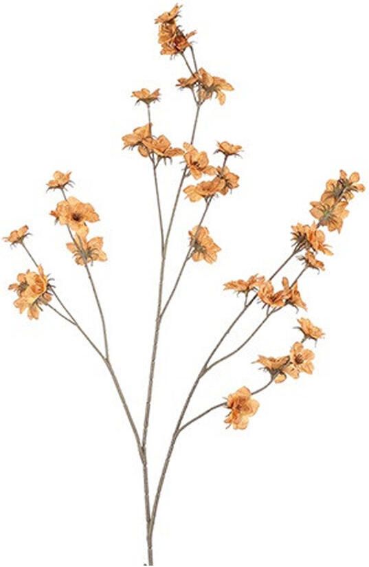 Countryfield Kunstbloem Zinnia lichtbruin