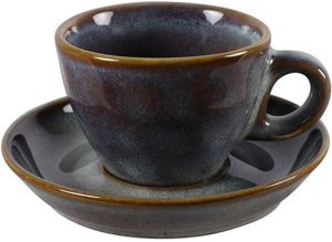 Countryfield Servies Espresso kop & schotel Yarah S blauw