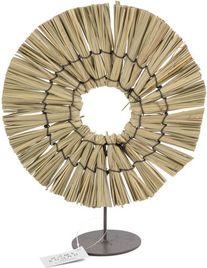 Decoratie standaard Raffia