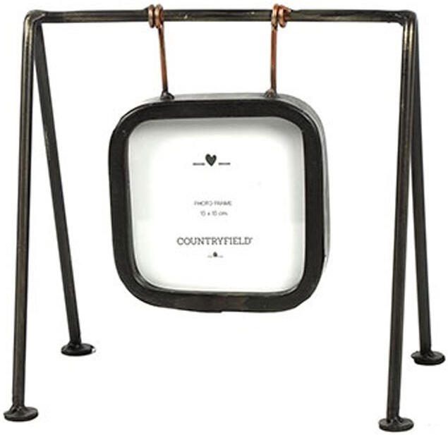 Fotolijst Hanlon zwart koper 10x10cm