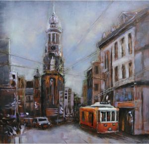 Gave Special 3D art Stad met Kerktoren