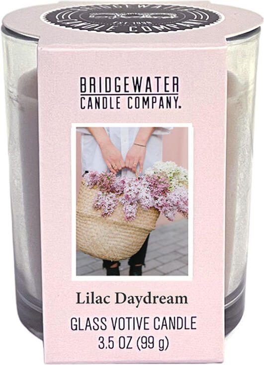 Bridgewater Glas votief kaars Lilac Daydream