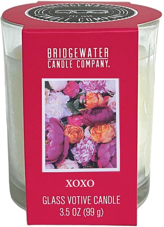 Bridgewater Glas votief kaars XOXO
